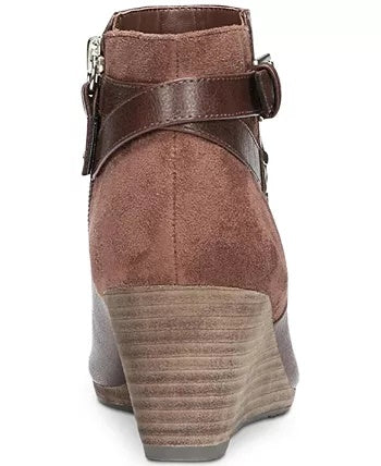 Dr. Scholl's Women's Double Booties Shoes Brown Size 6.5 M