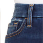 JEN7 Women's Frayed-Hem Denim Skirt Blue Size 18