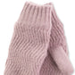 INC International Concepts Women's Chevron-Knit Mittens Dark Pink Size Regular