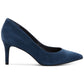 Alfani Women's Step 'N Flex Jeules Pumps Shoes Navy Size 6.5 M