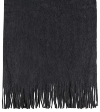 Steve Madden Women's Super-Soft Knit Muffler Scarf Black Size Regular