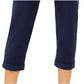 Michael Kors Women's Cuffed Cropped Pants Blue Size Large