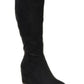 Journee Collection Women's Comfort Parker Boot Shoes Black Size 8 M