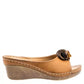 Gc Shoes Sydney Wedge Sandal Women's Shoes Brown Size 7.5 M