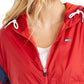 Tommy Hilfiger Women's Sport Colorblocked Windbreaker Jacket Blue Size Large