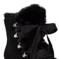 Steve Madden Women's Wharton Faux-Fur Wedge Booties Black Size 8.5 M