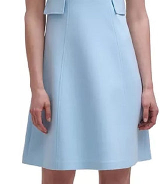 HARPER ROSE Women's Button-Front A-Line Dress Blue Size 8