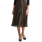 Jessica Howard Women's Layered-Look Pleated Midi Dress Gray Size 12