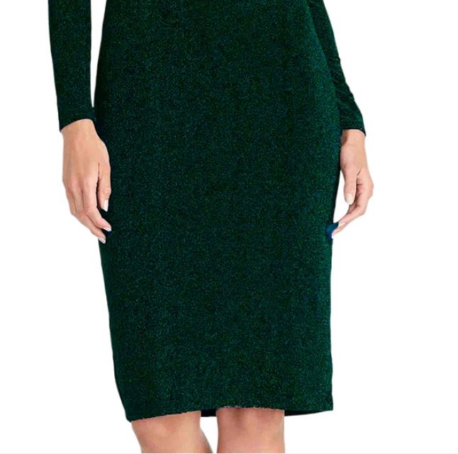 Rachel Roy Women's Simone Crisscross Halter Sheath Dress Green Size Medium