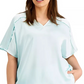 Alfani Women's Plus Size V-Neck Top Blue Size 2X