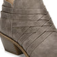 LifeStride Women's Prairie Booties Women's Shoes Gray Size 7.5 W