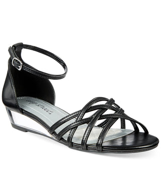 Easy Street Tarrah Evening Sandals Women's Shoes Charcoal Size 8 M