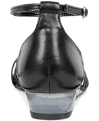 Easy Street Tarrah Evening Sandals Women's Shoes Charcoal Size 8 M