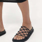 St. Agni Macrame Gio Slide - BlackBlack / 8(38)