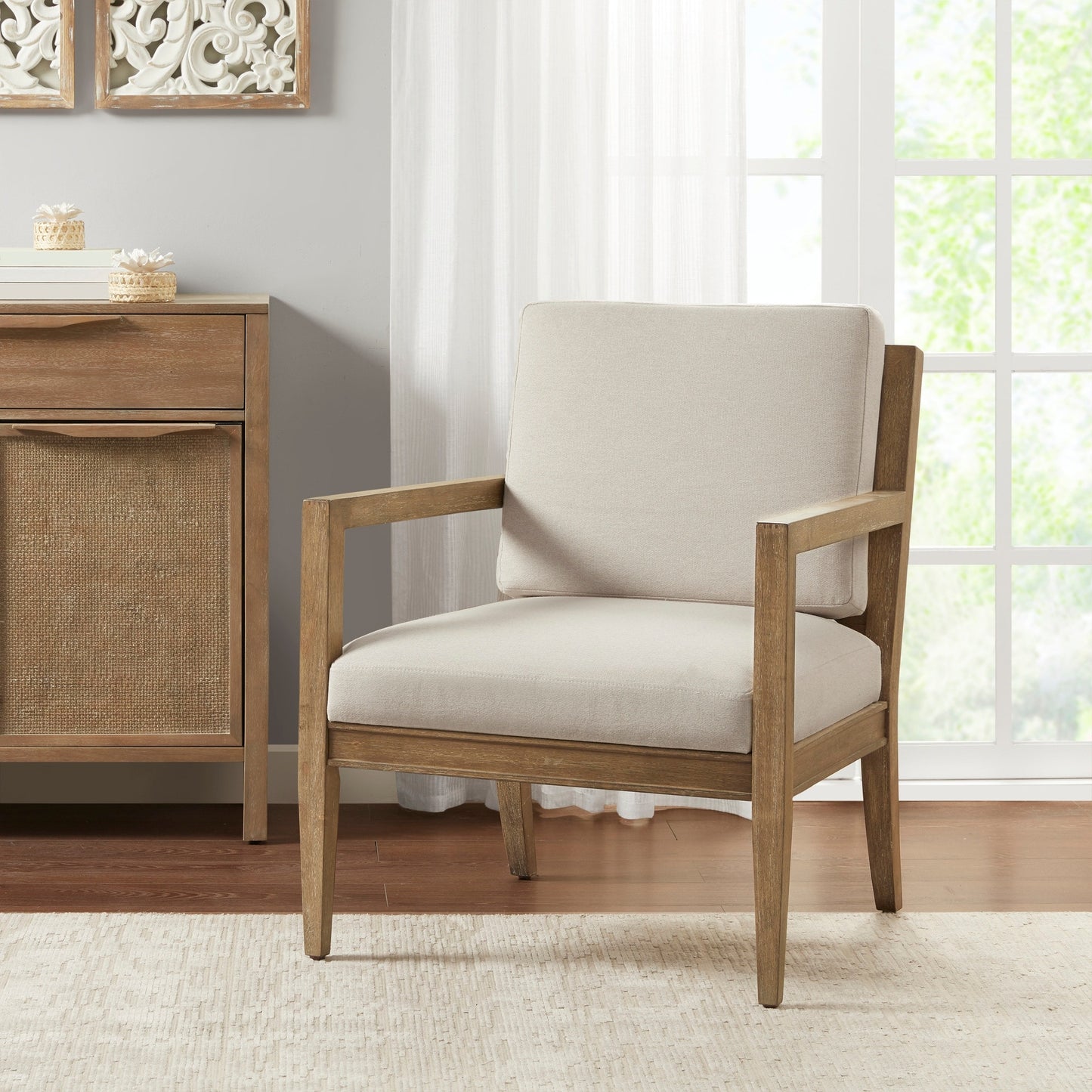Bianca Upholstered Accent Armchair