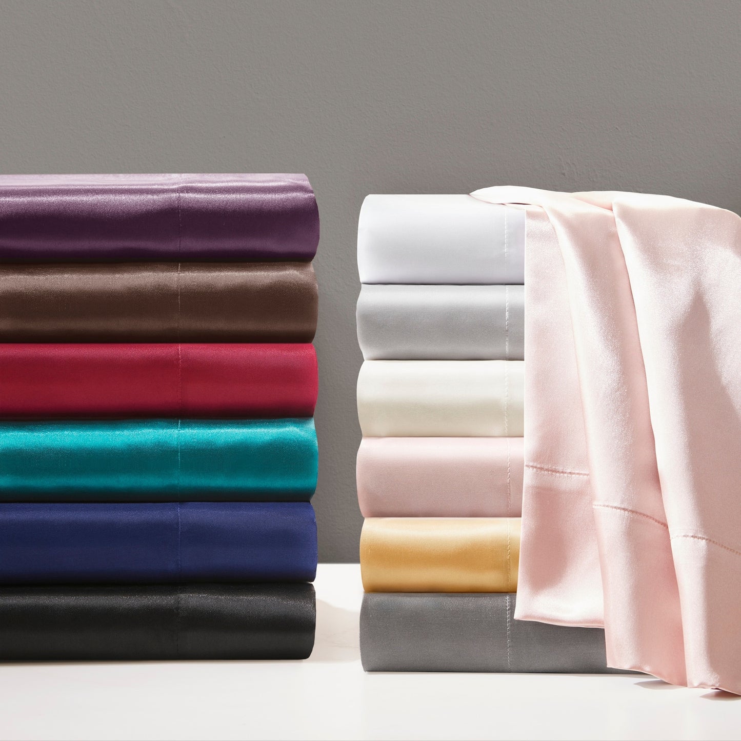 Satin Luxury 6 Piece Sheet Set