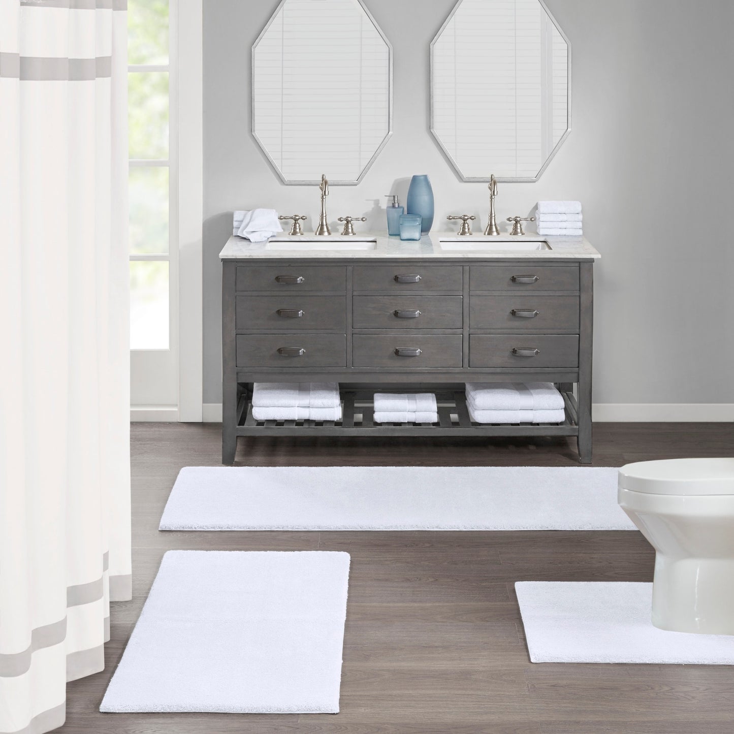 Madison Park Marshmallow Bath Rug