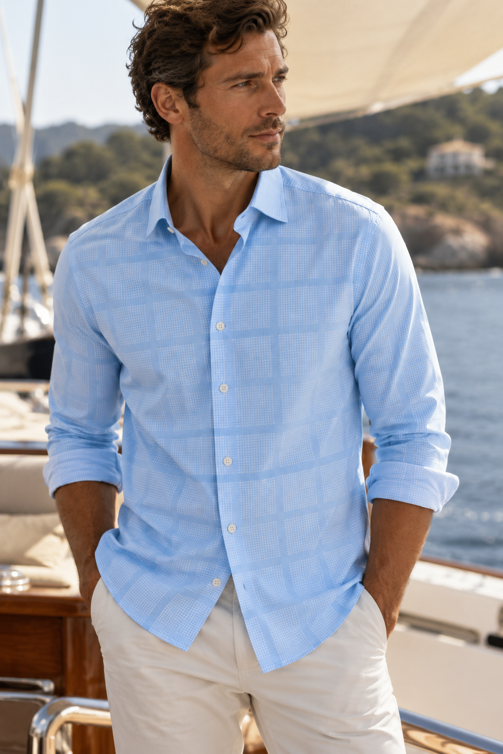 Montauk Long Sleeve Sports Shirt