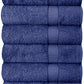 Set of 6 Hotel & Spa 100% Cotton Bath Towels 27x52 inch