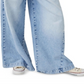Free People Equinox Cotton Wide Leg Jeans Open Sky Blue