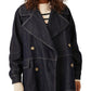 Free People Denim Car Coat Size M