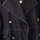 Free People Denim Car Coat Size M