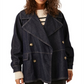 Free People Denim Car Coat Size M