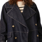 Free People Denim Car Coat Size M