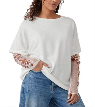 Free People Gardener Laye Over White