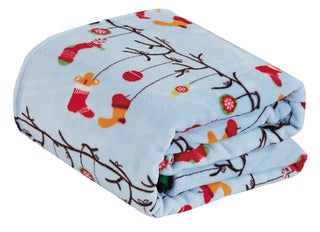 Christmas Blanket Cozy Festive Holiday Throw Blanket 50" x 60"