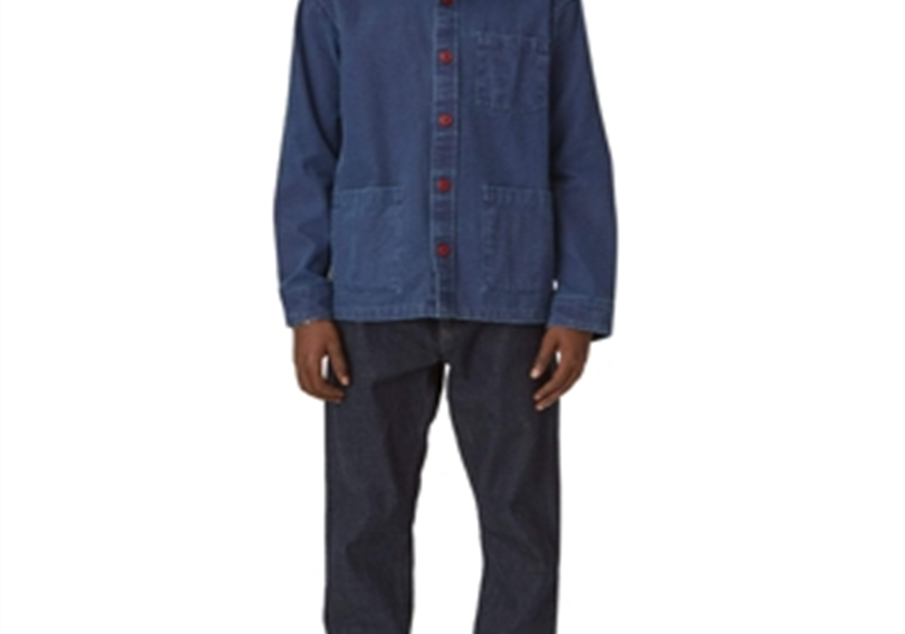 Corridor Cotton Duck Dyed Shirt Jacket Navy Size M