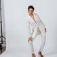 White Tailoring Slim Pants – Women’s Slim-Fit Trousers