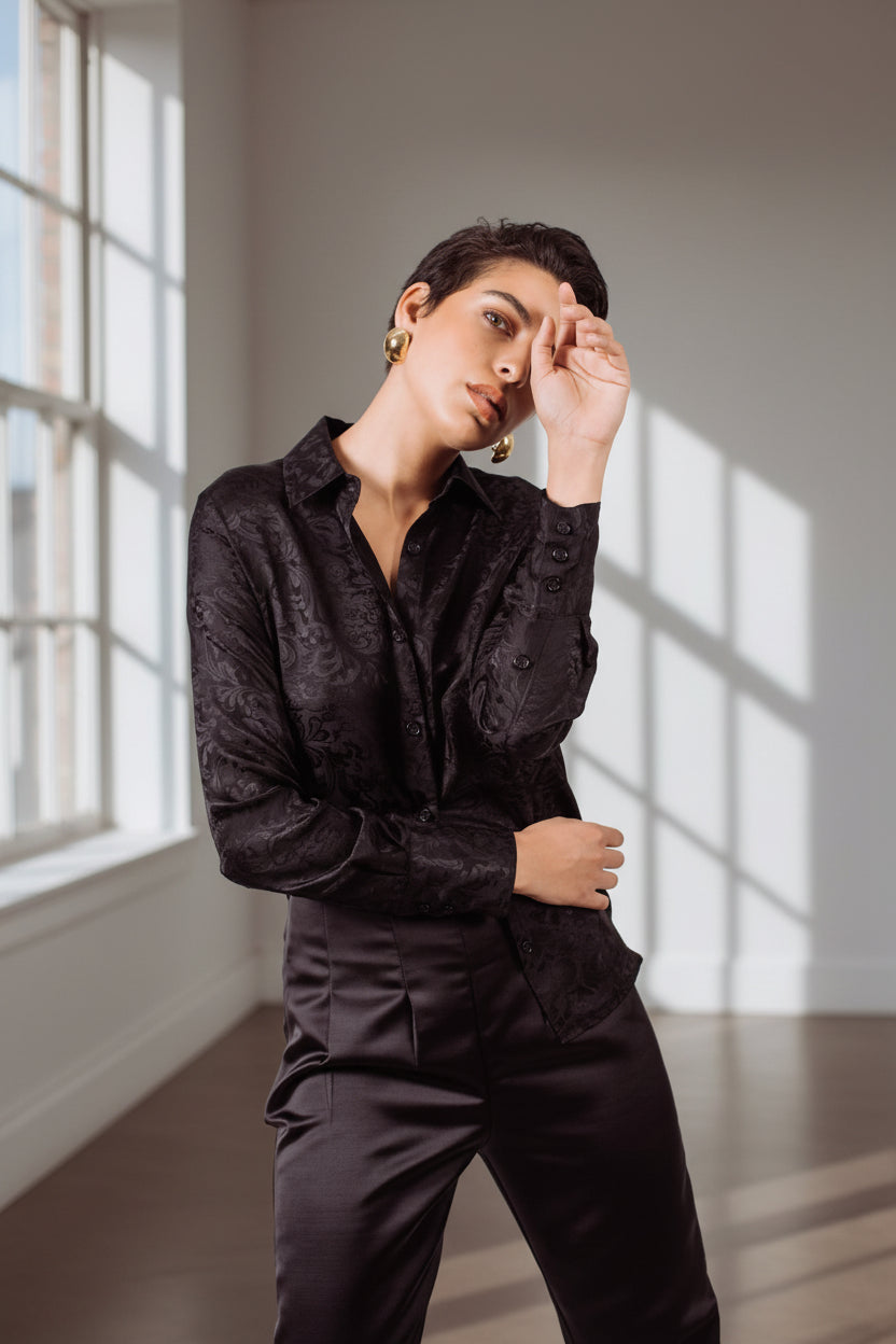 Womens Pleated Trousers – Stylish Office & Formal Pants