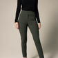Olive Skinny Pants Womens Trousers