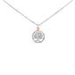 14K Rose Gold Plated Sterling Silver Diamond Accent Tree of Life Pendant Necklace