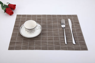 Set of 4 - 12" X 18" In. Woven Non-Slip Washable Placemats