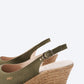 Palomera Canvas Espadrille Wedges