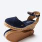 Pubol Canvas Espadrille Wedges