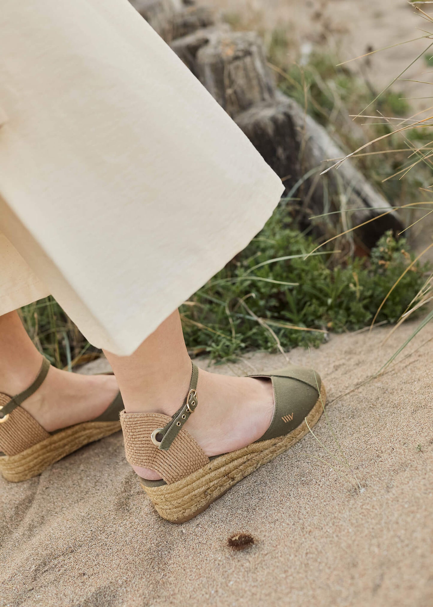 Pubol Canvas Espadrille Wedges