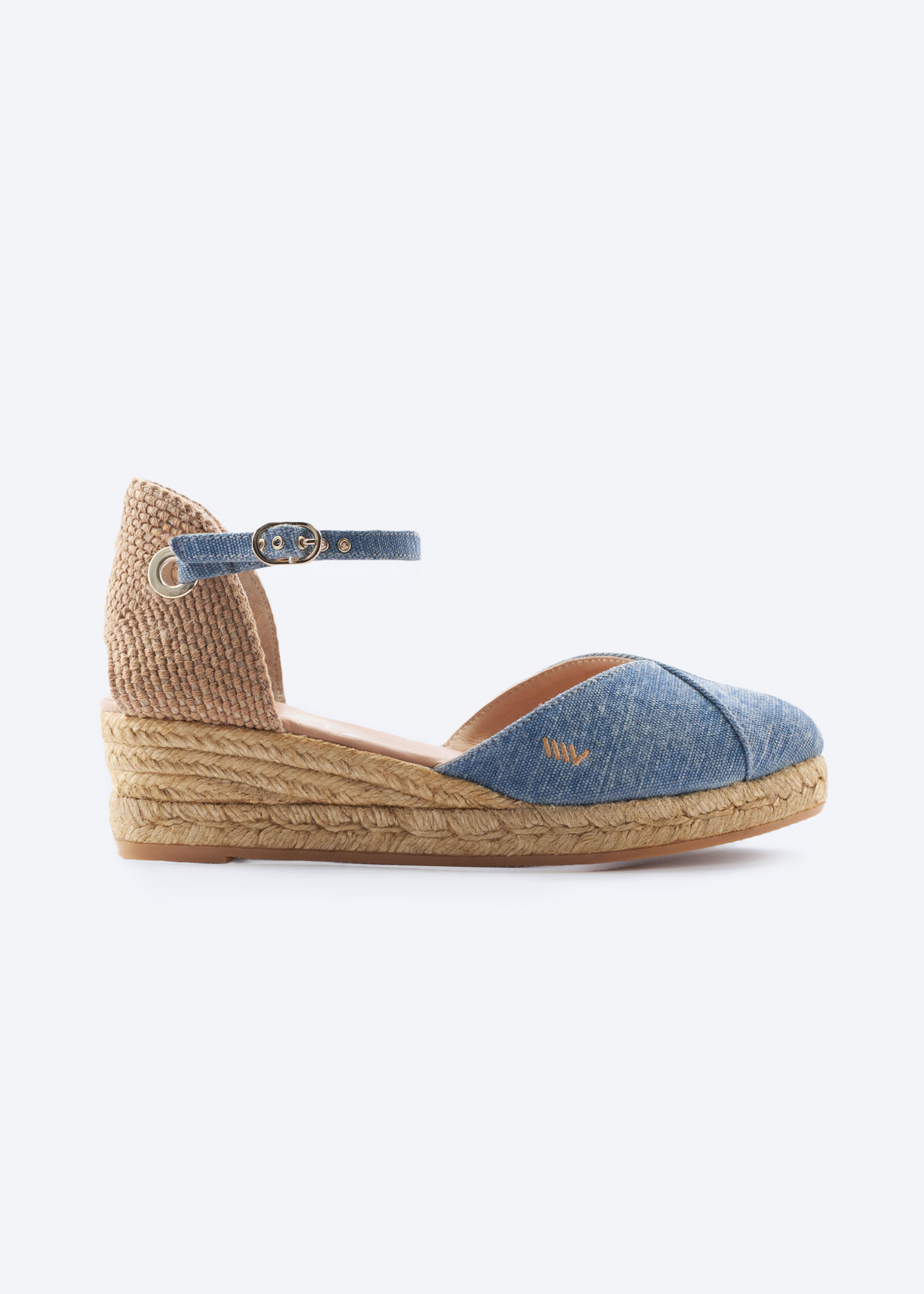 Pubol Premium Fabrics Canvas Espadrille Wedges
