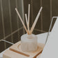 Weekend White Translucent Tinted Glass Jar Reed Diffuser