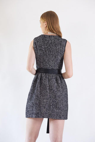 Ebony Mini Tweed Dress – Women’s Chic Mini Dress