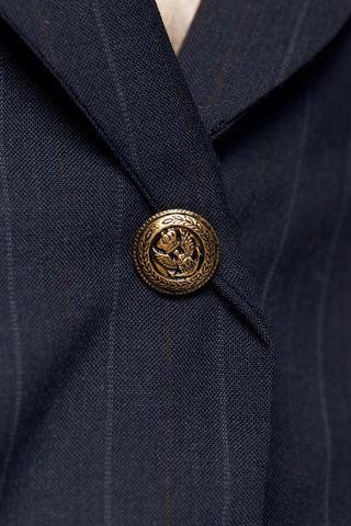 Tailoring Dark Grey Blazer – Classic Single-Breasted Blazer