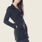 Grace Long Blazer Dress in Black – Women’s Tailored Blazer Dress