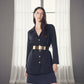 Grace Long Blazer Dress in Black – Women’s Tailored Blazer Dress