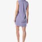 Italian Cotton Sleeveless Dress in Purple – Chic Summer Wear