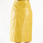 Glossy Vegan Leather Pencil Skirt – Women’s Chic Faux Leather Skirt
