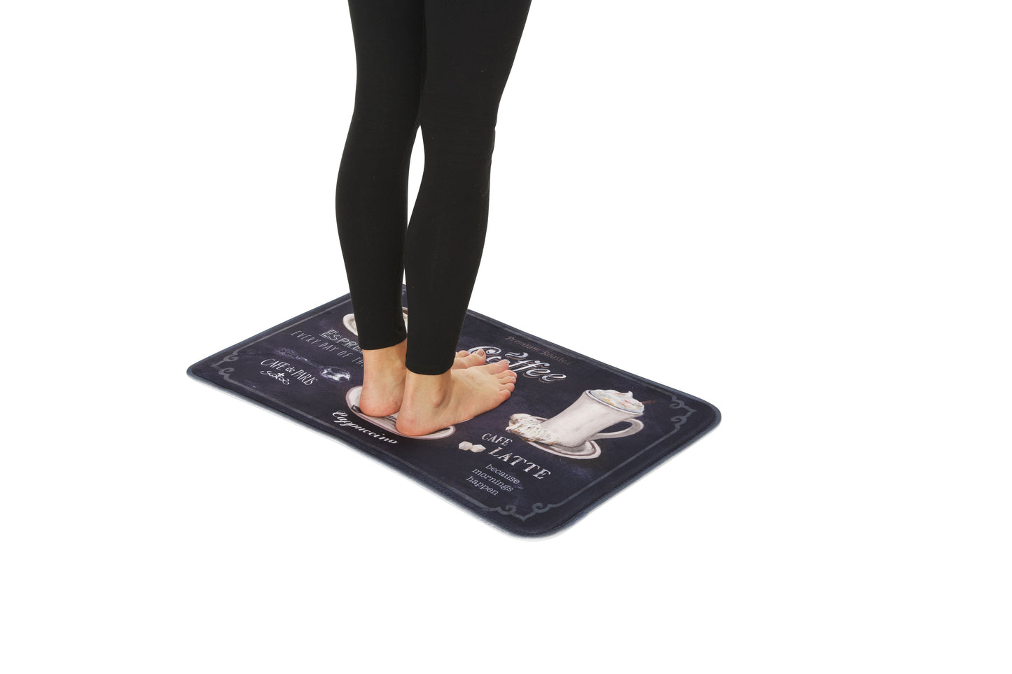 J&V TEXTILES Relax Series Series 20"x30" Antifatigue Kitchen Mats (Cappuccino Latte Mocha)