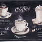 J&V TEXTILES Relax Series Series 20"x30" Antifatigue Kitchen Mats (Cappuccino Latte Mocha)