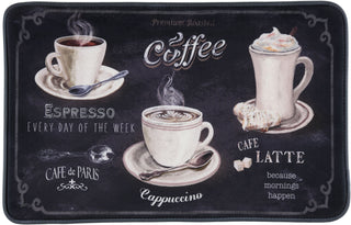 J&V TEXTILES Relax Series Series 20"x30" Antifatigue Kitchen Mats (Cappuccino Latte Mocha)